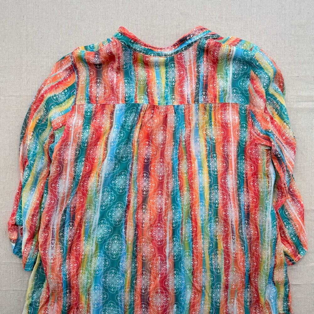 Ruby Rd Striped Blouse - Picture 3 of 3